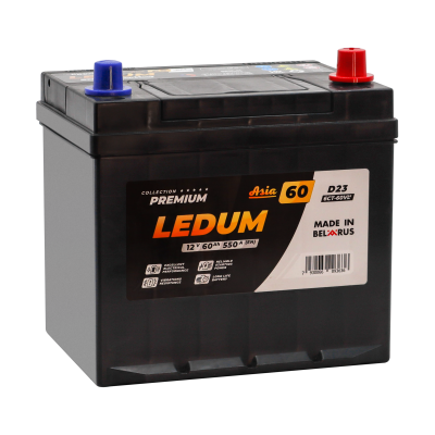 Аккумулятор LEDUM Premium ASIA 6СТ-60 оп
